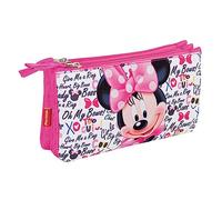 Dreifaches Federmäppchen Minnie Lady Perona 58444