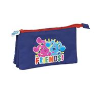 Dreifaches Mehrzweck-Etui Blue's Clues Marineblau (22 x 12 x 3 cm)