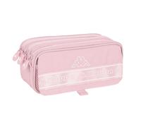 Dreifaches Mehrzweck-Etui Kappa 21,5 x 10 x 8 cm Rosa