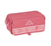 Dreifaches Mehrzweck-Etui Kappa Marsala 21,5 x 10 x 8 cm