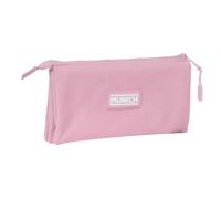 Dreifaches Mehrzweck-Etui Munich Basic Rosa 22 x 12 x 3 cm
