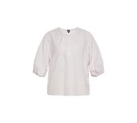 Dreimaster Bluse Damen Helllila Wollweiss XL