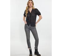 Dreimaster Bluse Damen schwarz L