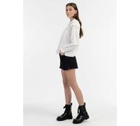 Dreimaster Bluse Damen Wollweiss L