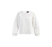 Dreimaster Bluse Damen Wollweiß XS