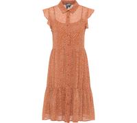 Dreimaster Blusenkleid Damen Orange Mehrfarbig S