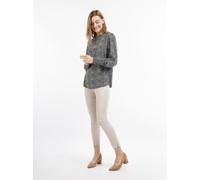 Dreimaster Blusenshirt Damen Schwarz Weiss M