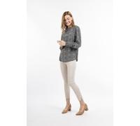 Dreimaster Blusenshirt Damen Schwarz Weiss L