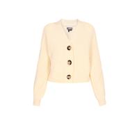 DreiMaster Vintage Damen Cardigan Wollweiss, M/L