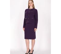 DreiMaster Klassik Damen Rock, Lila, M/L