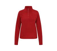 Dreimaster Fleecepullover Damen bordeaux, XL