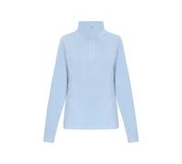 Dreimaster Fleecepullover Damen hellblau, S