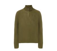 Dreimaster Fleecepullover Herren khaki, XL