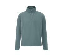 Dreimaster Fleecepullover Männer Türkis Grau XL