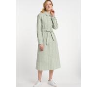 Dreimaster Hemdblusenkleid Damen Wollweiss Helloliv M