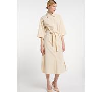 Dreimaster Hemdkleid Damen beige, M