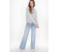 Dreimaster Kapuzenpullover Damen grau, S