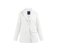 DreiMaster Klassik Damen Langer Blazer nascita 31024569, Wollweiss, S