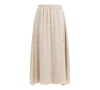 DreiMaster Klassik Damen Maxirock casnagie 31424876, Hellbeige Weiss, M