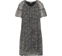 Dreimaster Kleid Damen Schwarz Mehrfarbig L