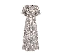 Dreimaster Kleid Damen Weiss Schwarz XL