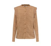 Dreimaster Langarmbluse Damen camel, XS