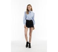 Dreimaster Langarmbluse Damen Weiss Hellblau L