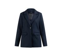Dreimaster Langer Blazer aus Wollgemisch Damen Nachtblau L