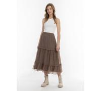 Dreimaster Maxirock Damen braun, M