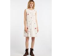 Dreimaster Midikleid Damen Wollweiss Koralle M