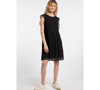 Dreimaster Midikleid mit Rüschen Damen SCHWARZ S