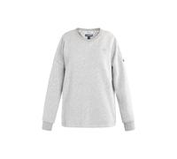 Dreimaster Oversize Sweatshirt Damen Hellgrau Melange XL