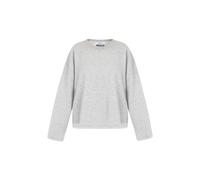 Dreimaster Oversize Sweatshirt Damen Hellgrau Melange XL
