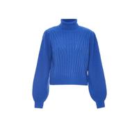 Dreimaster Rollkragenpullover Damen blau XL/2XL