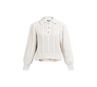 Dreimaster Strick Pullover Damen WOLLWEISS XL/2XL