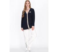 Dreimaster Strickjacke Damen blau, M/L
