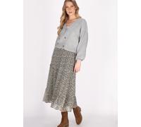 DreiMaster Vintage Strickjacke Grau Regular Fit für Damen - XL/2XL