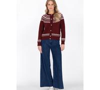 Dreimaster Strickjacke Damen rot, XL/XXL