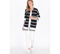 Dreimaster Strickjacke Damen Viskose blau, M