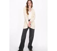 Dreimaster Strickjacke Damen weiß, M/L