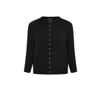 Dreimaster Strickjacke Damen Viskose schwarz, M/L