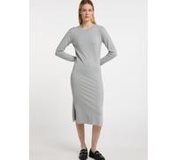 Dreimaster Strickkleid Damen Grau Melange XL/2XL