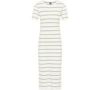 Dreimaster Strickkleid Damen Wollweiss Oliv XL/2XL