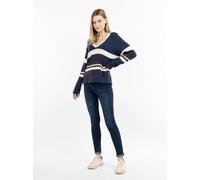 Dreimaster Strickpullover Damen marine, M/L