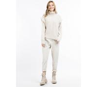 Dreimaster Strickpullover Damen Wollweiß XL/2XL