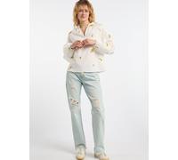 Dreimaster Tunika Damen Wollweiss Gelb XS