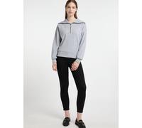 Dreimaster Oversized Sweatshirt Damen Hellgrau Melange M