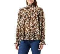 DreiMaster Vintage Damen Blusenshirt Bridgeport 37324885, Braun Mehrfarbig, XL