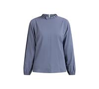 DreiMaster Vintage Damen Langarmbluse teylon 37324861, Graublau, XL