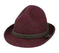 Dreispitz Wollfilz Hut Klassik by Lipodo bordeaux-oliv 55 cm